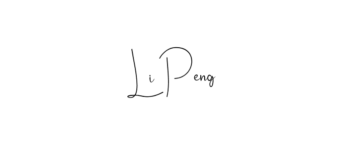 Make a beautiful signature design for name Li Peng. Use this online signature maker to create a handwritten signature for free. Li Peng signature style 4 images and pictures png