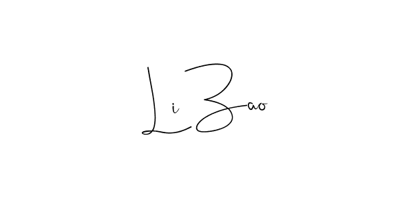 How to make Li Zao name signature. Use Andilay-7BmLP style for creating short signs online. This is the latest handwritten sign. Li Zao signature style 4 images and pictures png