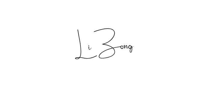 It looks lik you need a new signature style for name Li Zong. Design unique handwritten (Andilay-7BmLP) signature with our free signature maker in just a few clicks. Li Zong signature style 4 images and pictures png