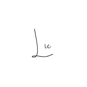You should practise on your own different ways (Andilay-7BmLP) to write your name (Lic) in signature. don't let someone else do it for you. Lic signature style 4 images and pictures png