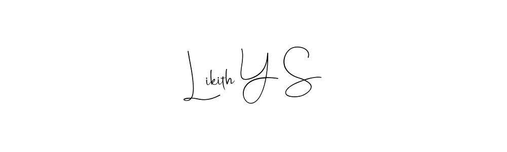 How to Draw Likith Y S signature style? Andilay-7BmLP is a latest design signature styles for name Likith Y S. Likith Y S signature style 4 images and pictures png