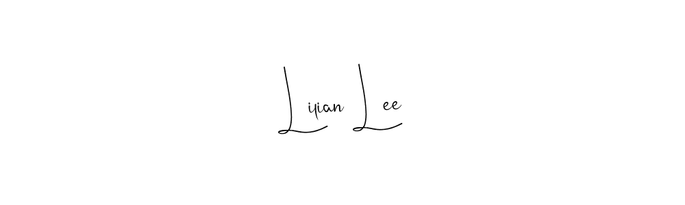 Make a beautiful signature design for name Lilian Lee. With this signature (Andilay-7BmLP) style, you can create a handwritten signature for free. Lilian Lee signature style 4 images and pictures png