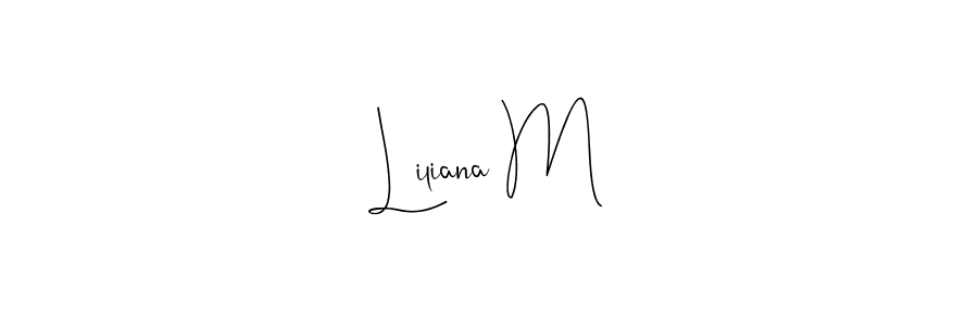 Once you've used our free online signature maker to create your best signature Andilay-7BmLP style, it's time to enjoy all of the benefits that Liliana M name signing documents. Liliana M signature style 4 images and pictures png