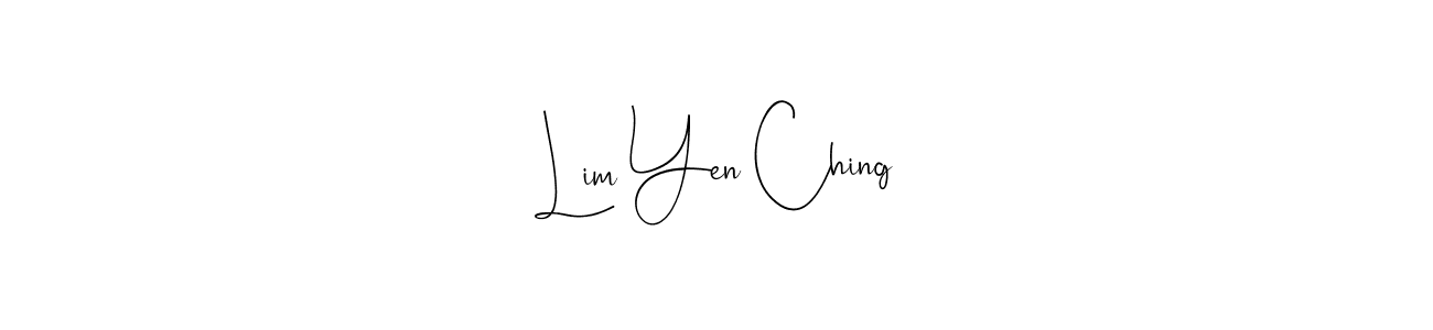 How to Draw Lim Yen Ching signature style? Andilay-7BmLP is a latest design signature styles for name Lim Yen Ching. Lim Yen Ching signature style 4 images and pictures png