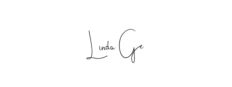 if you are searching for the best signature style for your name Linda Ge. so please give up your signature search. here we have designed multiple signature styles  using Andilay-7BmLP. Linda Ge signature style 4 images and pictures png