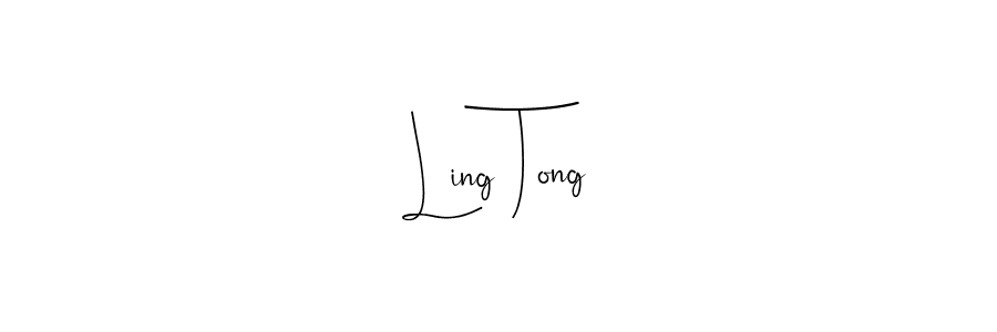 Design your own signature with our free online signature maker. With this signature software, you can create a handwritten (Andilay-7BmLP) signature for name Ling Tong. Ling Tong signature style 4 images and pictures png