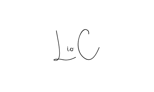 Also we have Lio C name is the best signature style. Create professional handwritten signature collection using Andilay-7BmLP autograph style. Lio C signature style 4 images and pictures png