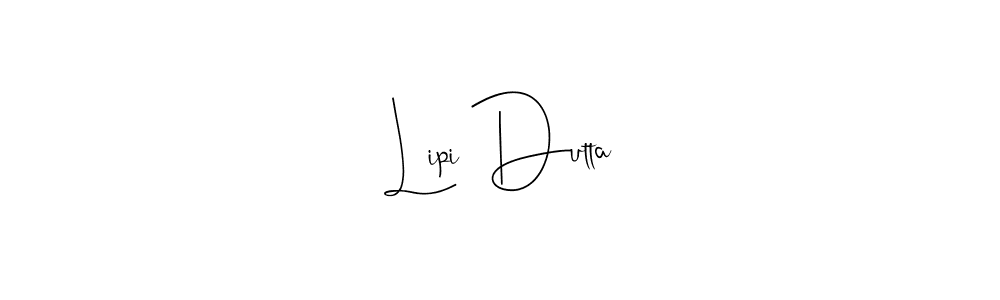 How to Draw Lipi Dutta signature style? Andilay-7BmLP is a latest design signature styles for name Lipi Dutta. Lipi Dutta signature style 4 images and pictures png