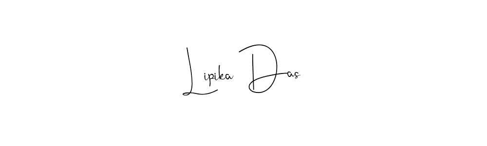 How to make Lipika Das name signature. Use Andilay-7BmLP style for creating short signs online. This is the latest handwritten sign. Lipika Das signature style 4 images and pictures png