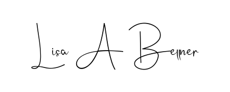 If you are searching for the best signature style for your name Lisa A Bellner, here we have designed multiple signature styles using Andilay-7BmLP. Lisa A Bellner signature style 4 images and pictures png
