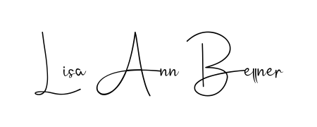 The Andilay-7BmLP font gives name Lisa Ann Bellner a signature that looks effortless yet distinguished. Download high-res PNG instantly. Lisa Ann Bellner signature style 4 images and pictures png