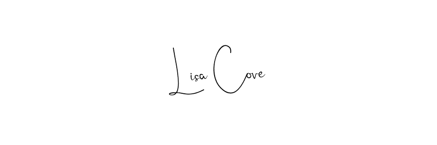 The best way (Andilay-7BmLP) to make a short signature is to pick only two or three words in your name. The name Lisa Cove include a total of six letters. For converting this name. Lisa Cove signature style 4 images and pictures png