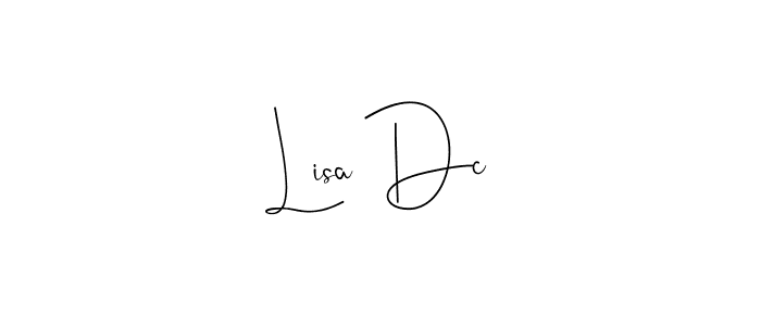 Make a beautiful signature design for name Lisa Dc. Use this online signature maker to create a handwritten signature for free. Lisa Dc signature style 4 images and pictures png