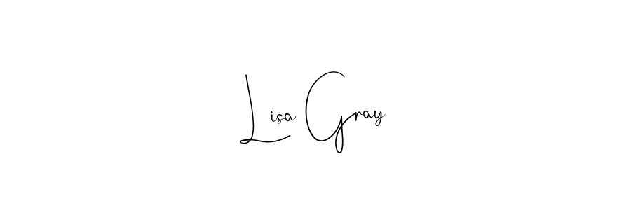Design your own signature with our free online signature maker. With this signature software, you can create a handwritten (Andilay-7BmLP) signature for name Lisa Gray. Lisa Gray signature style 4 images and pictures png