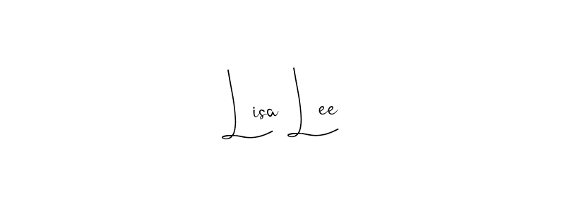 Design your own signature with our free online signature maker. With this signature software, you can create a handwritten (Andilay-7BmLP) signature for name Lisa Lee. Lisa Lee signature style 4 images and pictures png
