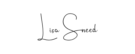 Quickly download Lisa Sneed name signature in high-resolution PNG using Andilay-7BmLP style. Ready to insert into PDFs and online applications. Lisa Sneed signature style 4 images and pictures png