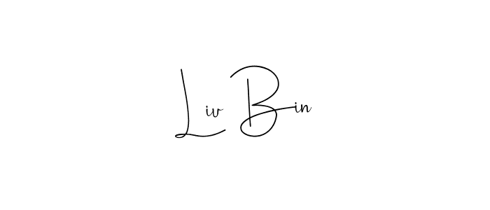 Also You can easily find your signature by using the search form. We will create Liu Bin name handwritten signature images for you free of cost using Andilay-7BmLP sign style. Liu Bin signature style 4 images and pictures png
