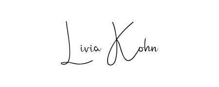 Also we have Livia Kohn name is the best signature style. Create professional handwritten signature collection using Andilay-7BmLP autograph style. Livia Kohn signature style 4 images and pictures png