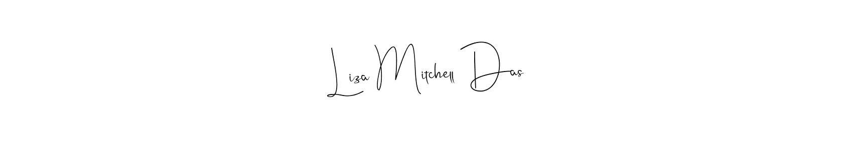 The best way (Andilay-7BmLP) to make a short signature is to pick only two or three words in your name. The name Liza Mitchell Das include a total of six letters. For converting this name. Liza Mitchell Das signature style 4 images and pictures png