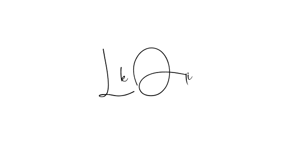 This is the best signature style for the Lk Oli name. Also you like these signature font (Andilay-7BmLP). Mix name signature. Lk Oli signature style 4 images and pictures png