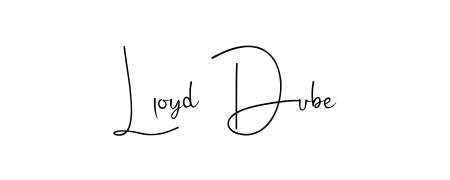 Generate high-definition signature styles for Lloyd Dube. The Andilay-7BmLP typeface ensures crisp legibility and sophisticated design. Lloyd Dube signature style 4 images and pictures png