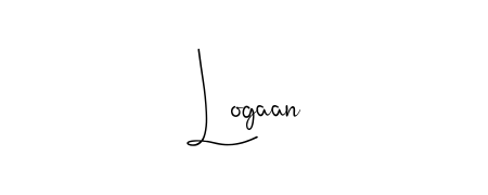 Give your name Logaan an exquisite flair with the Andilay-7BmLP script font. Ideal for contracts, resumes, and formal letterheads. Logaan signature style 4 images and pictures png