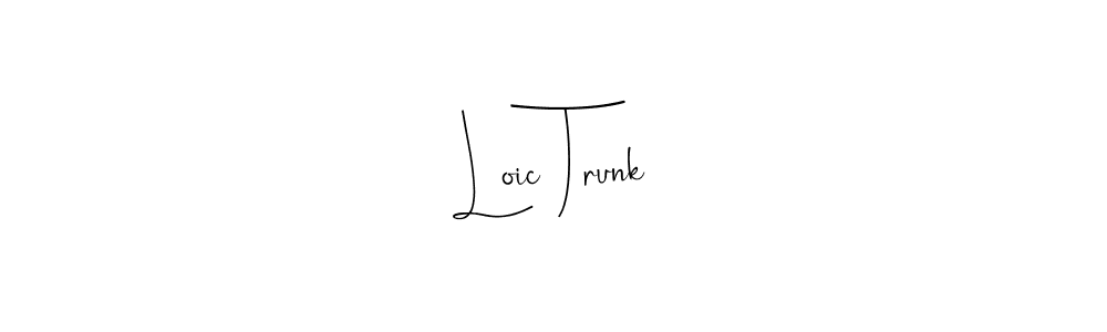 The best way (Andilay-7BmLP) to make a short signature is to pick only two or three words in your name. The name Loic Trunk include a total of six letters. For converting this name. Loic Trunk signature style 4 images and pictures png