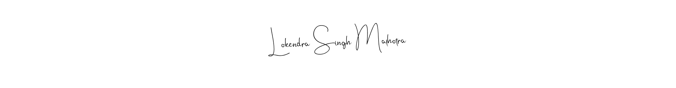 This is the best signature style for the Lokendra Singh Malhotra name. Also you like these signature font (Andilay-7BmLP). Mix name signature. Lokendra Singh Malhotra signature style 4 images and pictures png