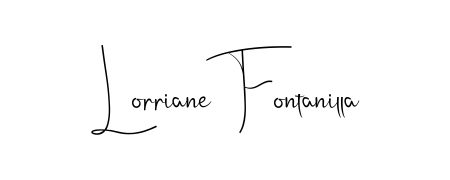 Transform the name Lorriane Fontanilla into a signature masterpiece using Andilay-7BmLP font. Ideal for photographers, artists, and creators looking for watermarks. Lorriane Fontanilla signature style 4 images and pictures png