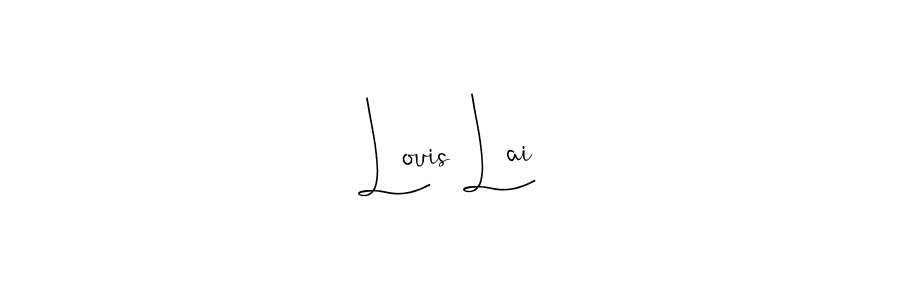How to make Louis Lai signature? Andilay-7BmLP is a professional autograph style. Create handwritten signature for Louis Lai name. Louis Lai signature style 4 images and pictures png