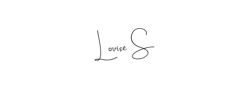 Make a beautiful signature design for name Louise S. Use this online signature maker to create a handwritten signature for free. Louise S signature style 4 images and pictures png