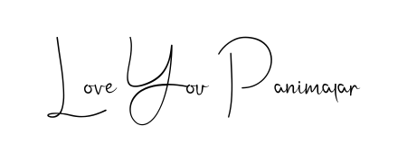 Explore multiple handwriting variations for Love You Panimalar including this stunning Andilay-7BmLP design. Free to use across all platforms. Love You Panimalar signature style 4 images and pictures png