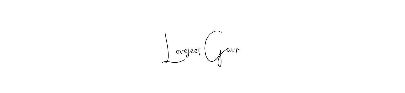 This is the best signature style for the Lovejeet Gaur name. Also you like these signature font (Andilay-7BmLP). Mix name signature. Lovejeet Gaur signature style 4 images and pictures png