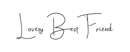 The Andilay-7BmLP font gives name Lovely Best Friend a signature that looks effortless yet distinguished. Download high-res PNG instantly. Lovely Best Friend signature style 4 images and pictures png