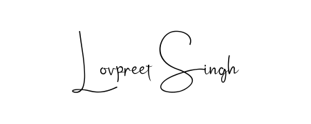 Give your name Lovpreet Singh an exquisite flair with the Andilay-7BmLP script font. Ideal for contracts, resumes, and formal letterheads. Lovpreet Singh signature style 4 images and pictures png