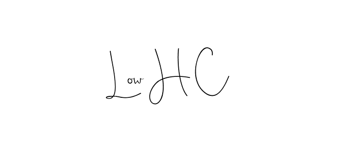 How to make Low H C signature? Andilay-7BmLP is a professional autograph style. Create handwritten signature for Low H C name. Low H C signature style 4 images and pictures png
