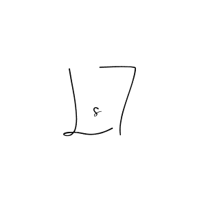 How to Draw Ls7 signature style? Andilay-7BmLP is a latest design signature styles for name Ls7. Ls7 signature style 4 images and pictures png