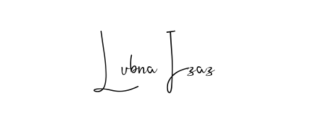 Andilay-7BmLP is a professional signature style that is perfect for those who want to add a touch of class to their signature. Get Lubna Izaz name fancy signature for free. Lubna Izaz signature style 4 images and pictures png