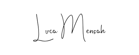 This is the best signature style for the Luca Mensah name. Also you like these signature font (Andilay-7BmLP). Mix name signature. Luca Mensah signature style 4 images and pictures png