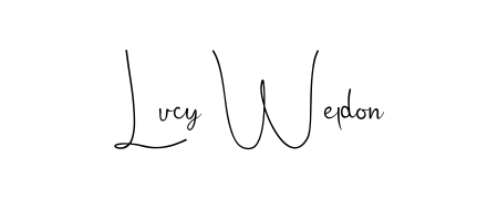 A stylish, flowing autograph style designed for name Lucy Weldon using Andilay-7BmLP typography. Perfect for digital creative projects. Lucy Weldon signature style 4 images and pictures png
