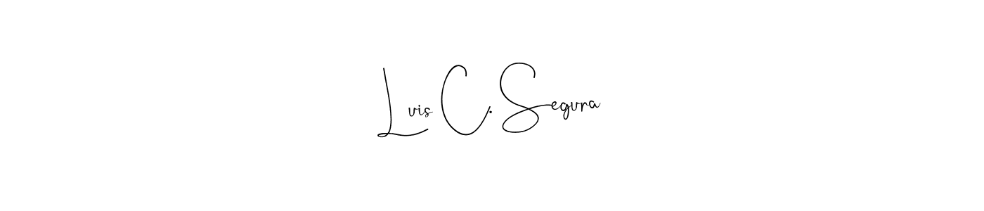 How to make Luis C. Segura signature? Andilay-7BmLP is a professional autograph style. Create handwritten signature for Luis C. Segura name. Luis C. Segura signature style 4 images and pictures png