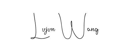 Explore multiple handwriting variations for Lujun Wang including this stunning Andilay-7BmLP design. Free to use across all platforms. Lujun Wang signature style 4 images and pictures png