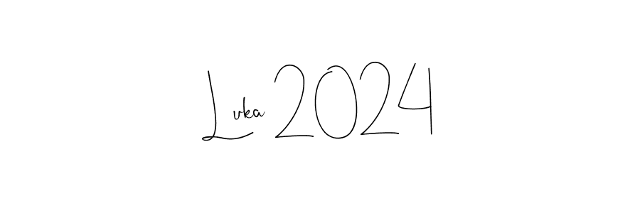 It looks lik you need a new signature style for name Luka 2024. Design unique handwritten (Andilay-7BmLP) signature with our free signature maker in just a few clicks. Luka 2024 signature style 4 images and pictures png