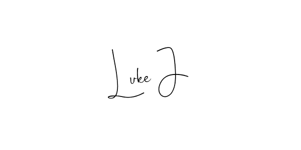 Make a beautiful signature design for name Luke J. Use this online signature maker to create a handwritten signature for free. Luke J signature style 4 images and pictures png