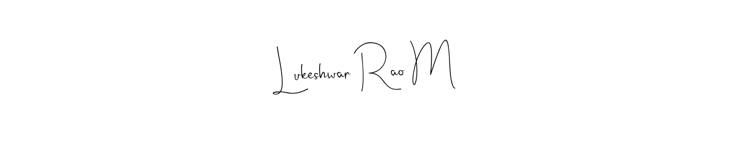 Best and Professional Signature Style for Lukeshwar Rao M. Andilay-7BmLP Best Signature Style Collection. Lukeshwar Rao M signature style 4 images and pictures png