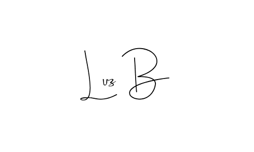 Make a beautiful signature design for name Luz B. Use this online signature maker to create a handwritten signature for free. Luz B signature style 4 images and pictures png