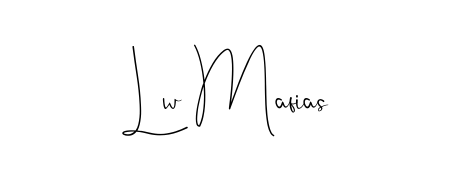 You should practise on your own different ways (Andilay-7BmLP) to write your name (Lw Mafias) in signature. Don't let someone else do it for you. Lw Mafias signature style 4 images and pictures png