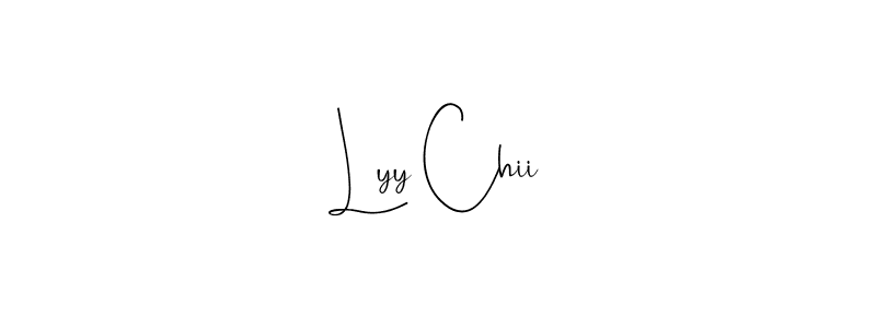 Also You can easily find your signature by using the search form. We will create Lyy Chii name handwritten signature images for you free of cost using Andilay-7BmLP sign style. Lyy Chii signature style 4 images and pictures png