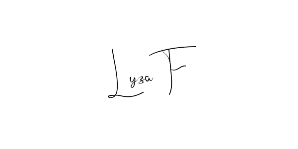 Similarly Andilay-7BmLP is the best handwritten signature design. Signature creator online .You can use it as an online autograph creator for name Lyza F. Lyza F signature style 4 images and pictures png
