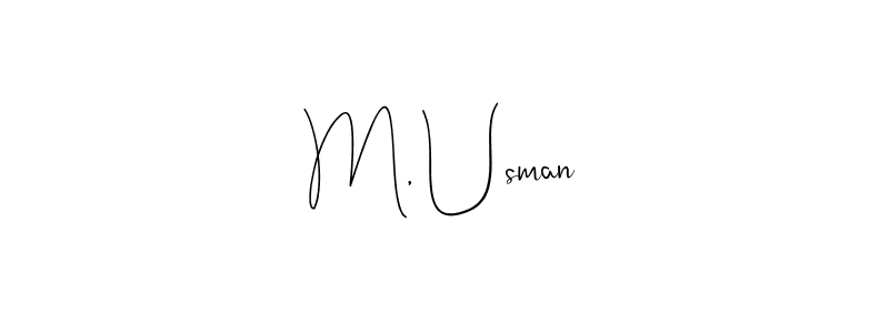 Here are the top 10 professional signature styles for the name M, Usman. These are the best autograph styles you can use for your name. M, Usman signature style 4 images and pictures png